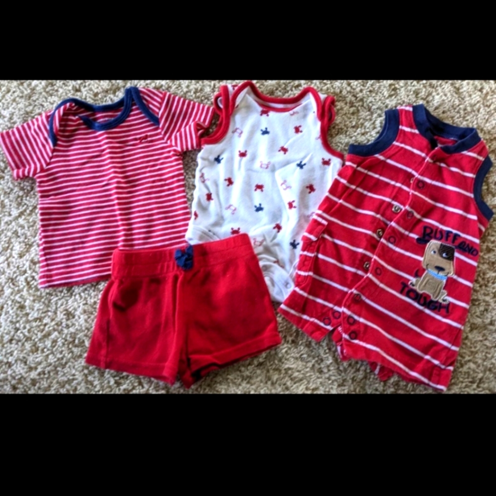 Newborn boy shorts and tanks